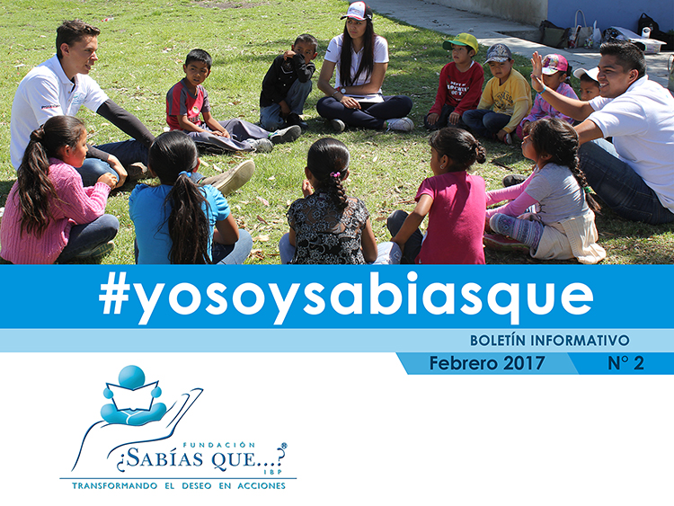Ya pueden leer nuestro boletín informativo de Febrero. Gracias a todos por su apoyo. Sigamos transformando el deseo en acciones
